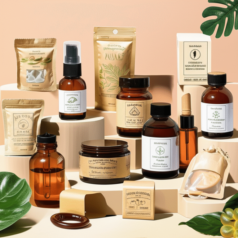 Produtos Orgânicos para o Prazer Diversos produtos de higiene íntima orgânicos