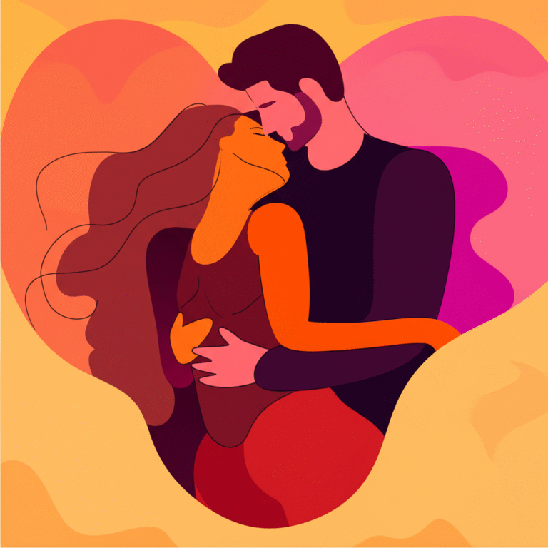Experimentando Novas Possibilidades Casal explorando novas posições sexuais com alegria.