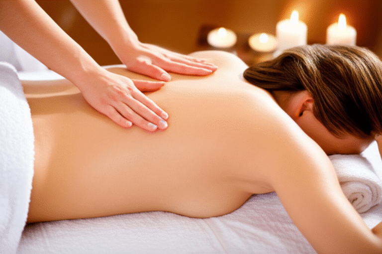 Redescobrindo a Sensualidade Mulher relaxando durante uma massagem com óleos essenciais